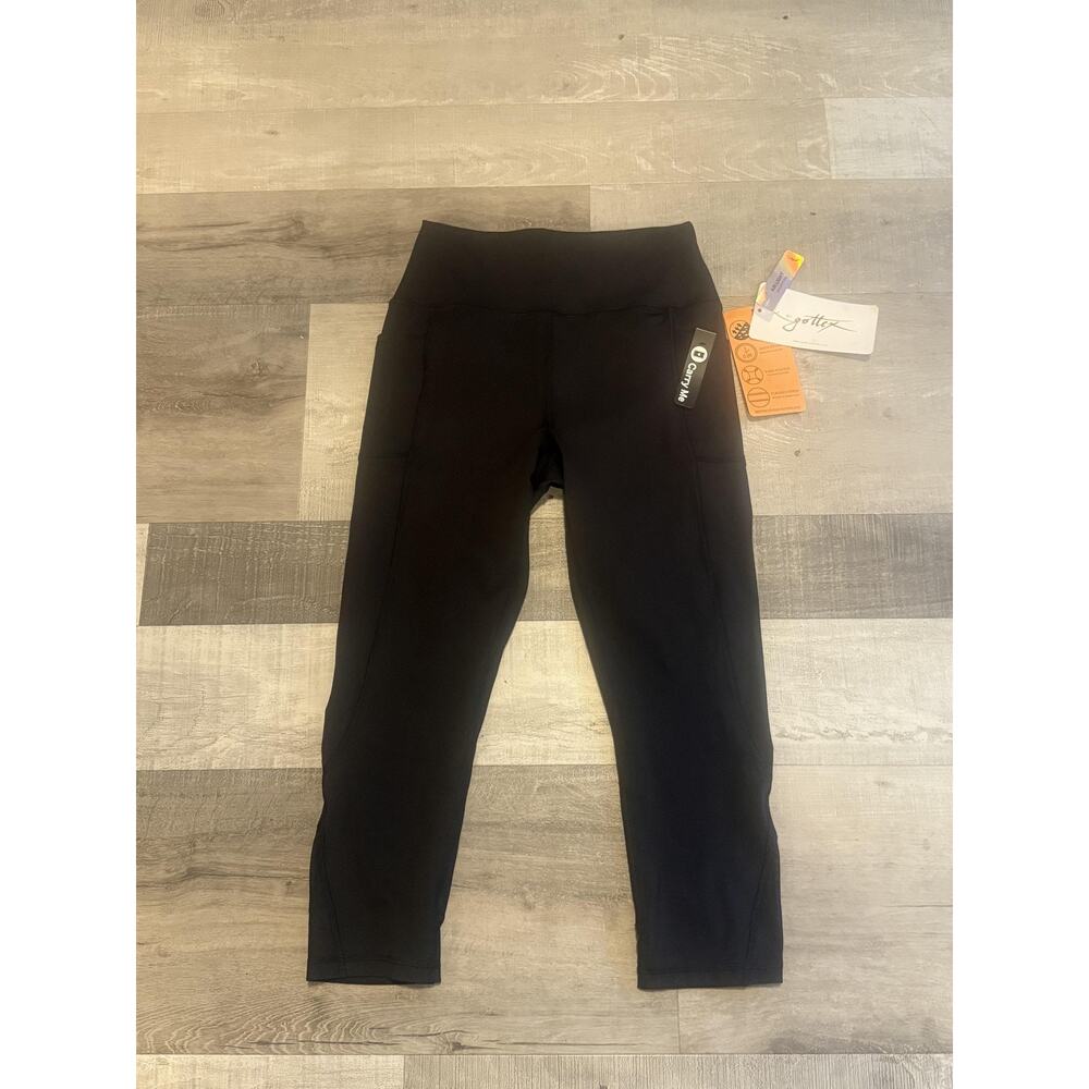 Gottex Studio Leggings Womens Medium Airlight Compression Pocket Yoga Pants - Picture 2 of 9
